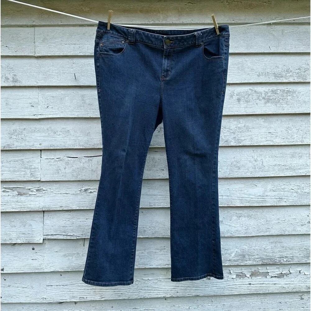 Lane Bryant womens jeans straight fit slim boot Jeans denim plus size 24